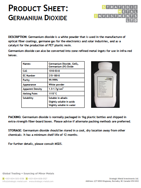 germanium dioxide